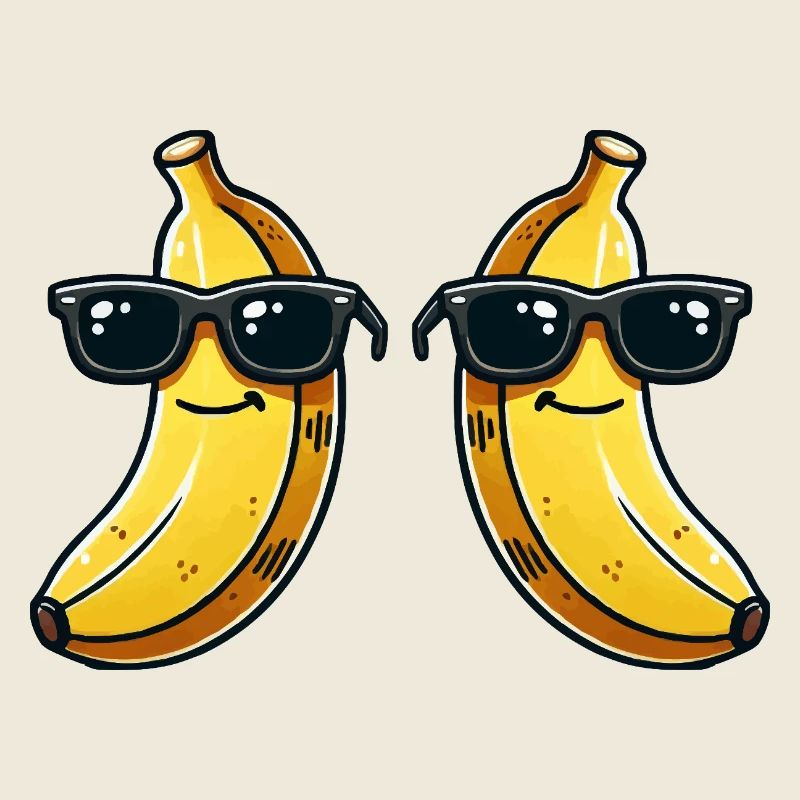 Lunettes de soleil banane Comic 2