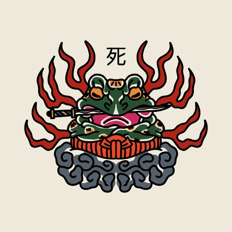 Samurai Frog