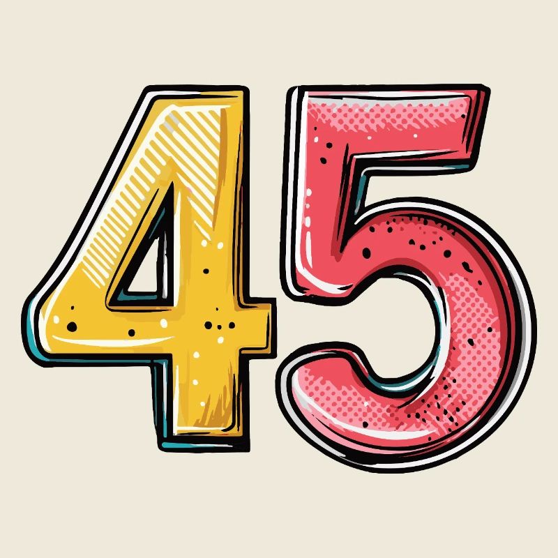 45 Number symbol
