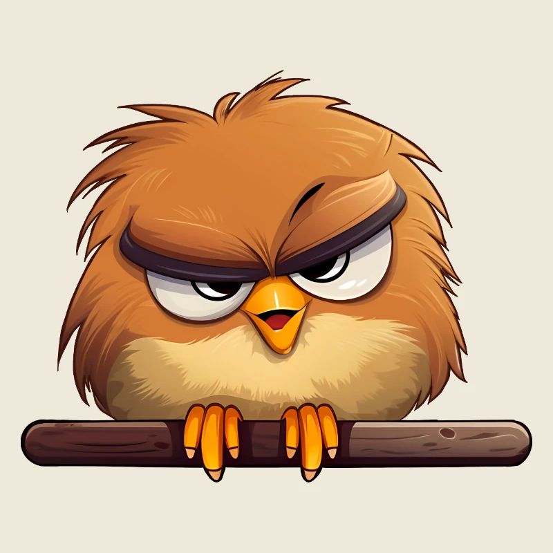 Really? Vogel mit bösem Blick