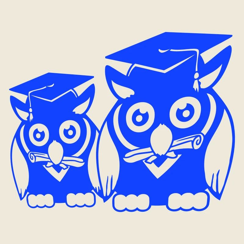 2 Owls Graduation College Abitur Student Team