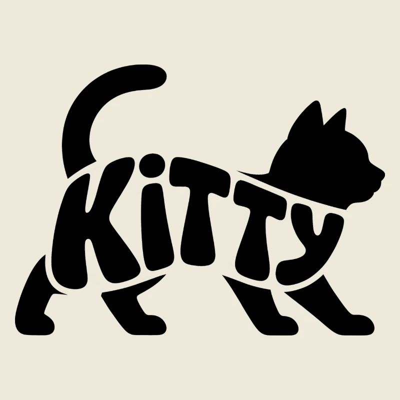 Kitty - Conception de chat de compagnie mignon