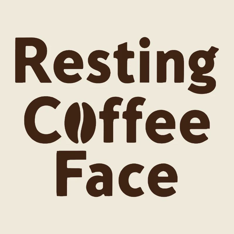 Café au repos, visage, café, amour