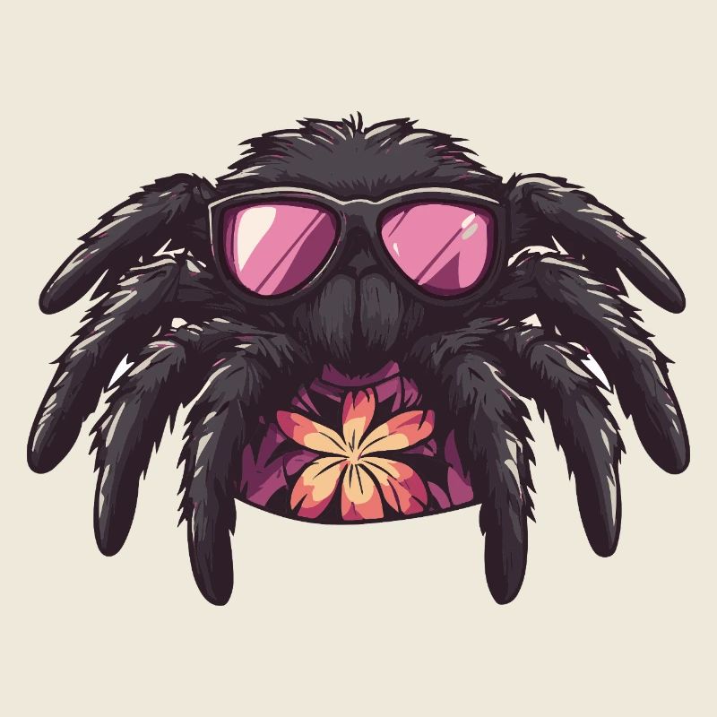 Tarantula Comic Urlaub