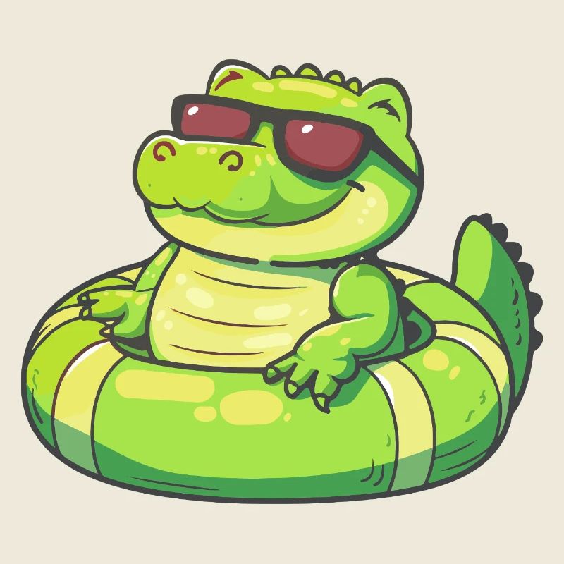 Alligator Bande dessinée Cool