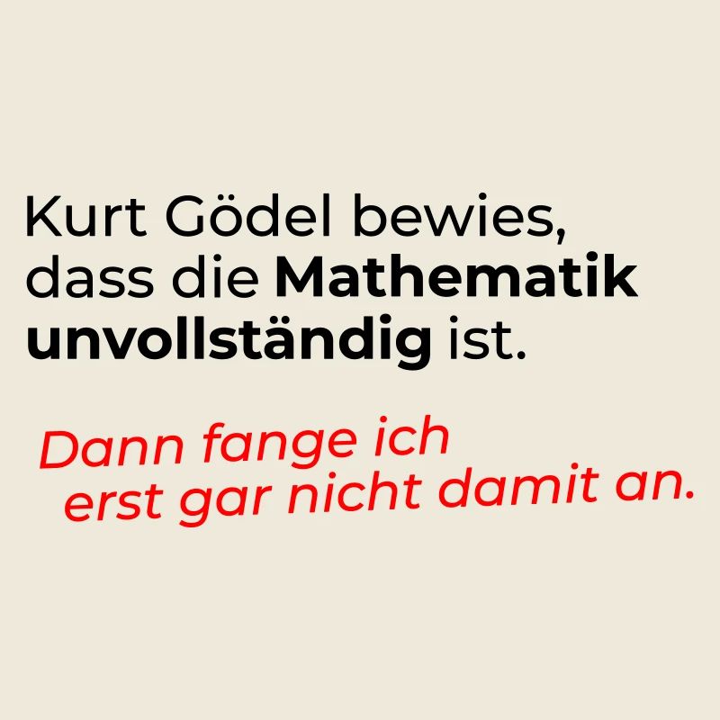 Mathematics incomplete
