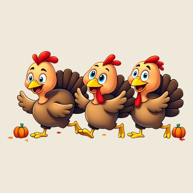 Bébé dinde de Thanksgiving