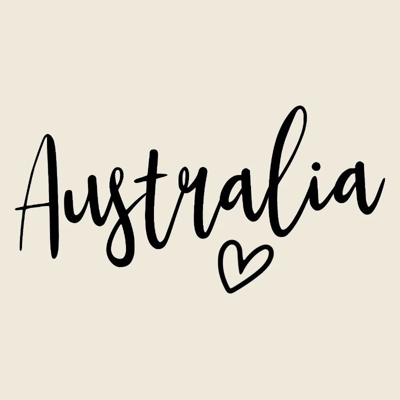Australia Heart Women's Love Australia