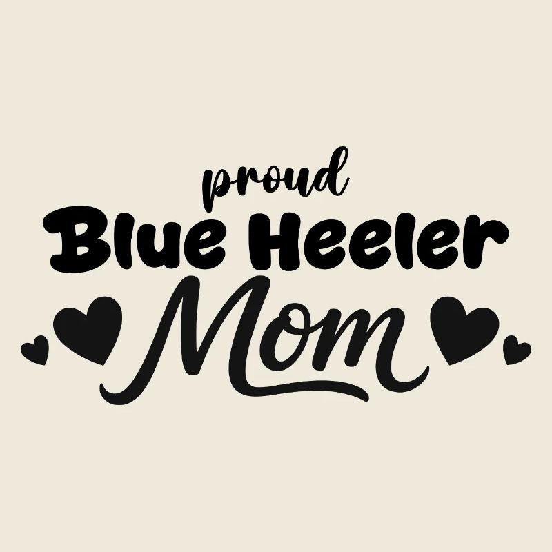  Stolze Blue Heeler Mutter, Australischer