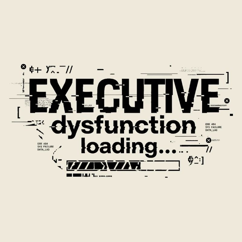 Charge de dysfonction exécutive TDAH Conception de l’humour