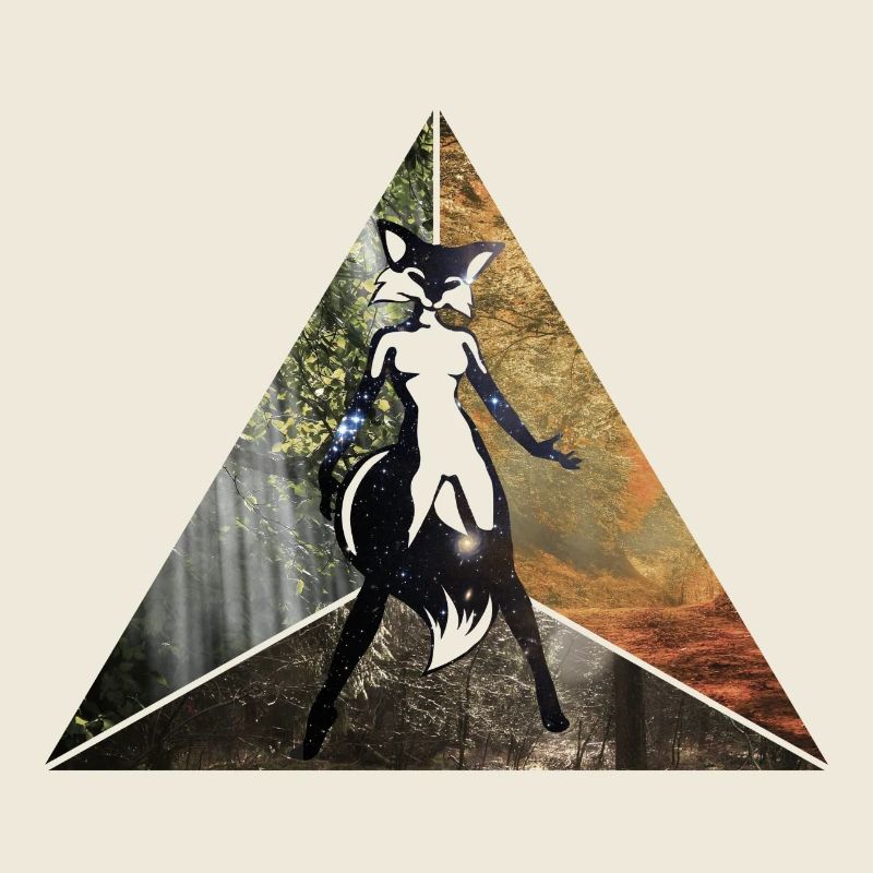 sexy fox in triangle