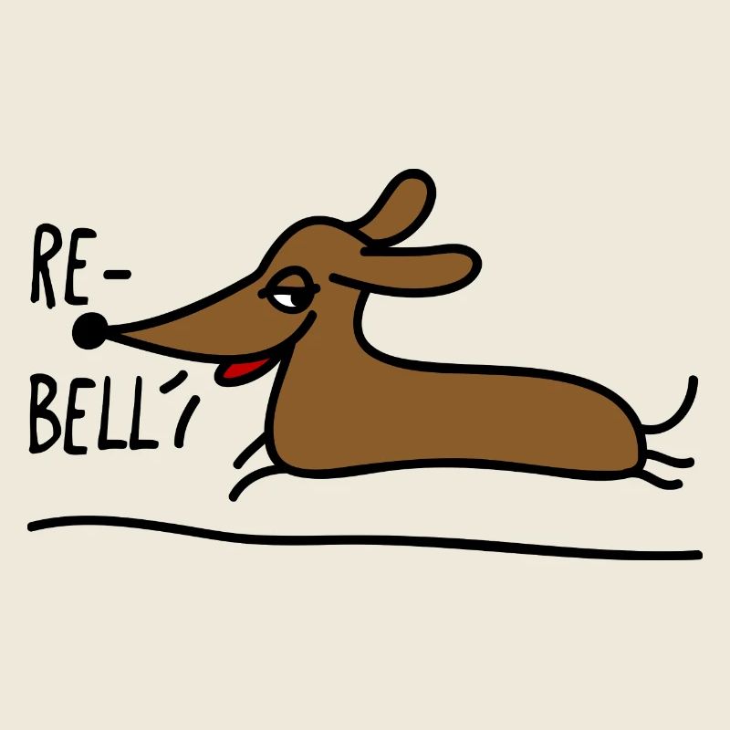 Dachshund as a rebel