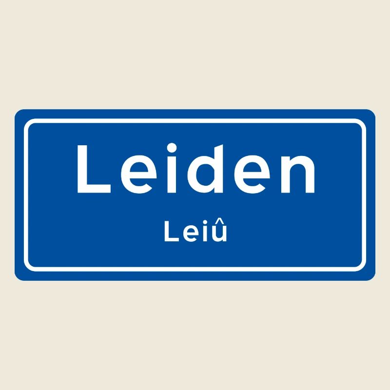 Leiden Ortsschild