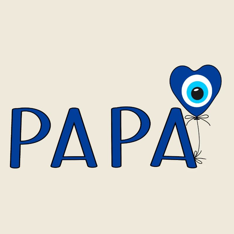 Papa mit Nazar Luftballon