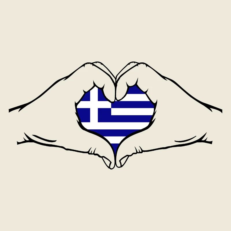 Greece Heart Shape with Hands
