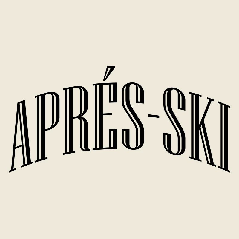 Lettrage après-ski