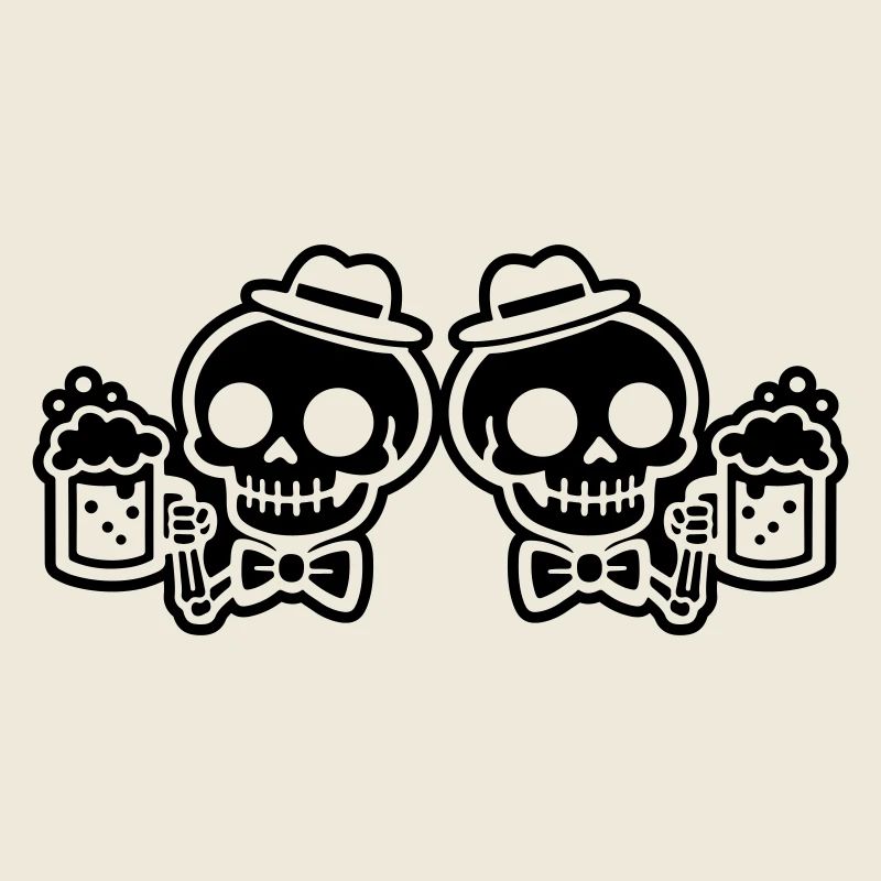 Skeleton Beer Team Bachelors