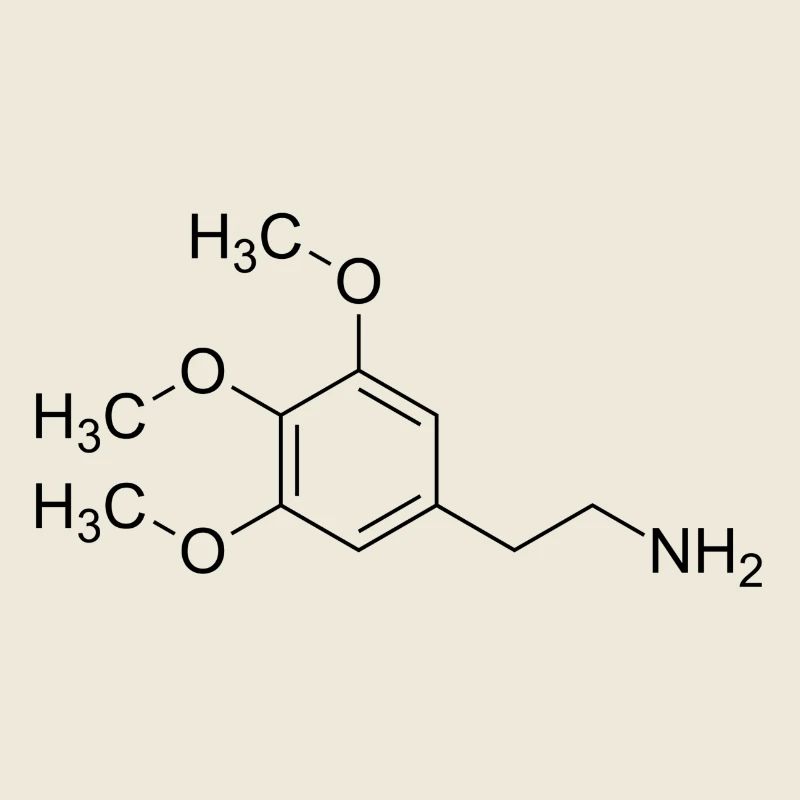 Mescaline mescaline structural formula
