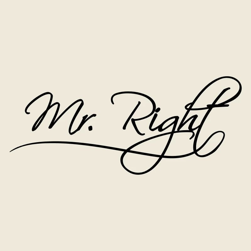 mr right bester ehemann husband text junggesellena