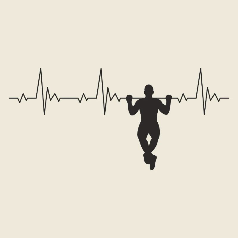 Calisthenics Heartbeat Pull-Up ECG