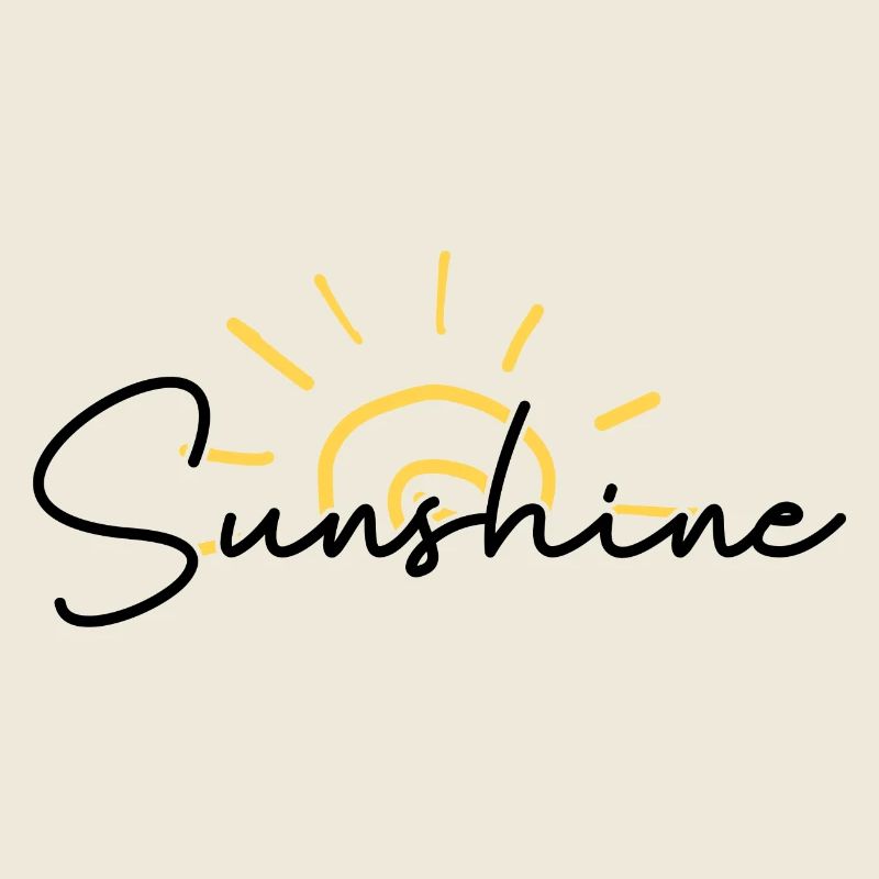 Sonnenaufgangs-Kritzelbogen