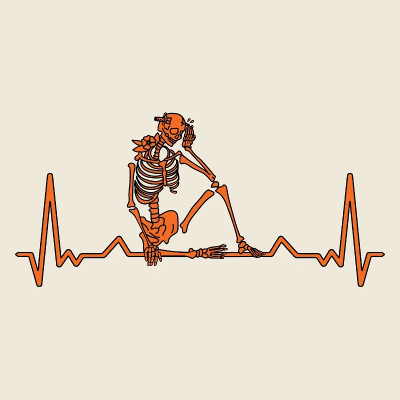 Heart rate from the skeleton