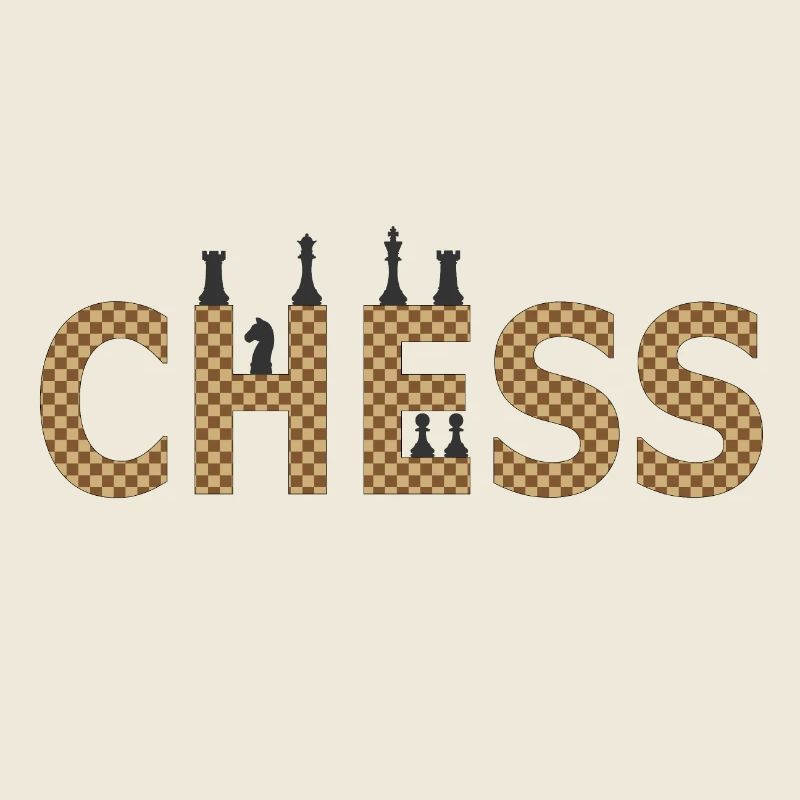 Echecs à la silhouette contrastée