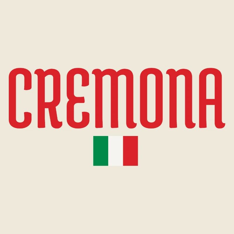 Drapeau de Crémone en Italie.