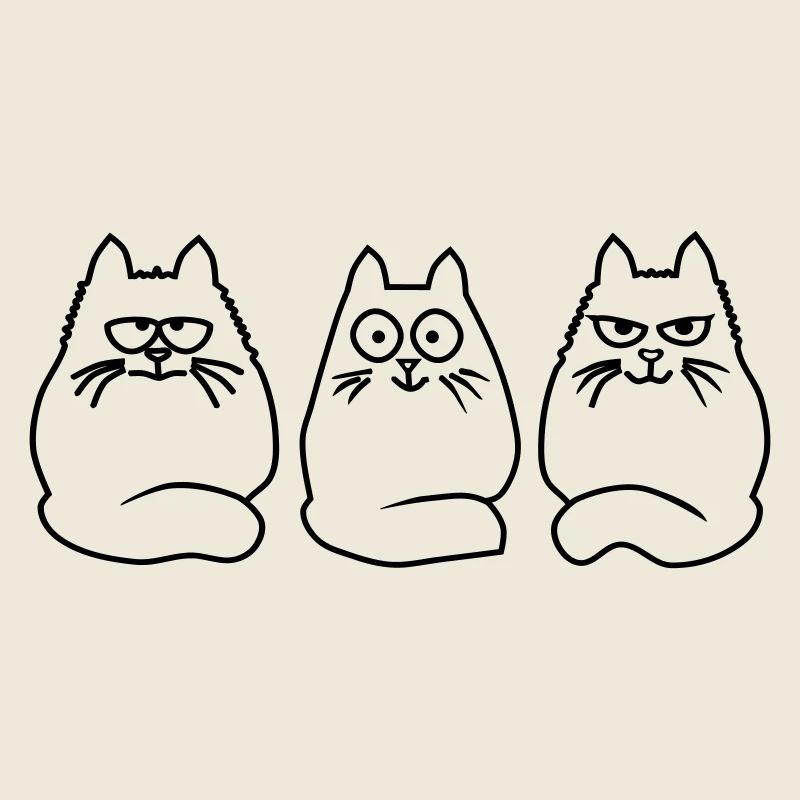 3 Katzen