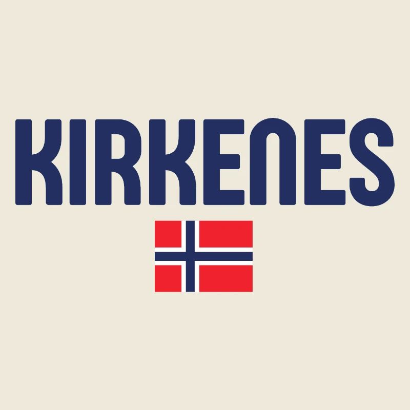 KIRKENES Norwegen Flagge