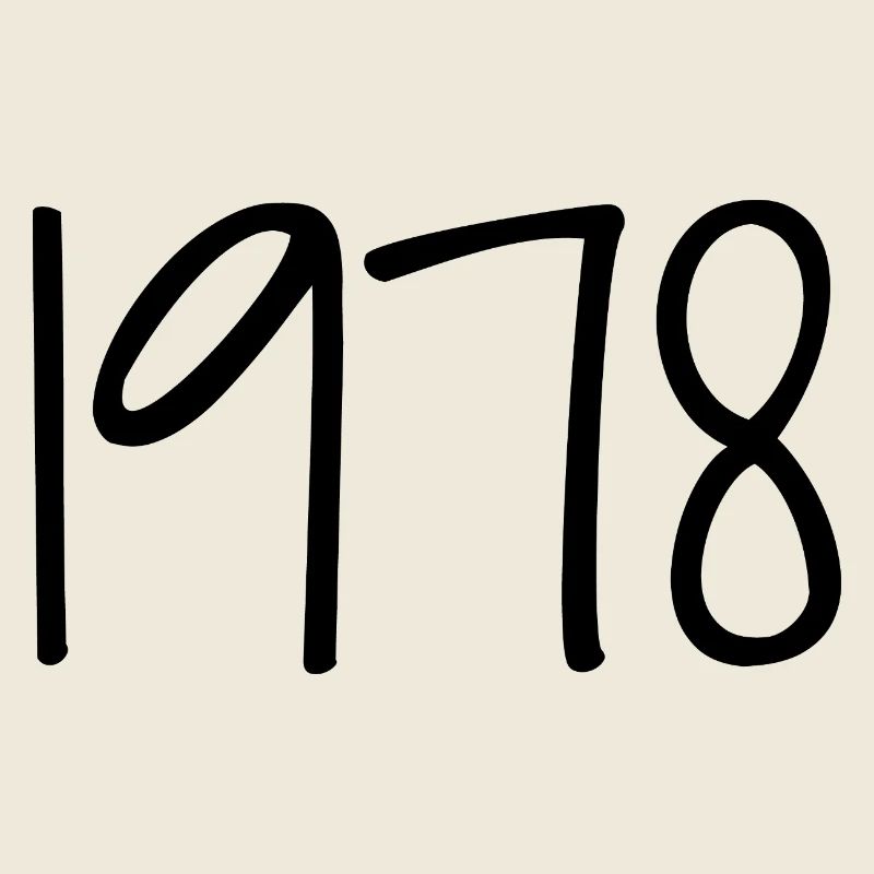1978 Rétro 1978 Anniversaire 1978 Millésime 1978