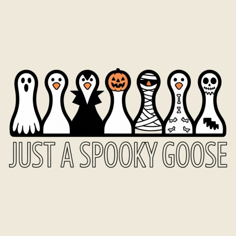 Ambiance Halloween avec Just A Spooky Goose