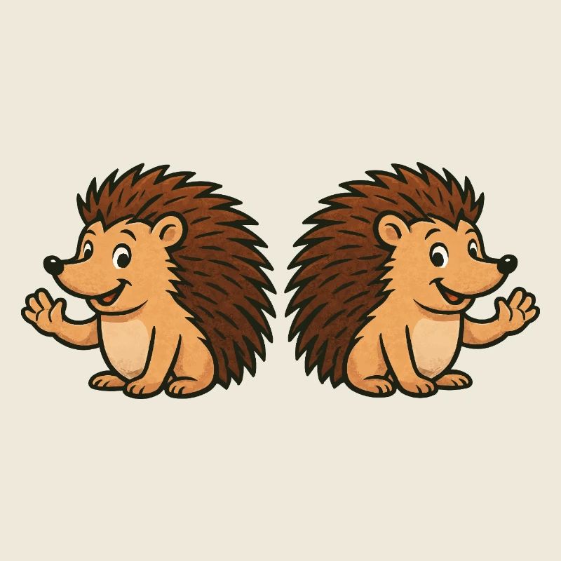 Niedliche Igel  Comic