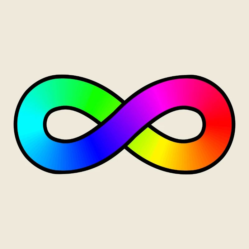 Autismus Regenbogen Unendlichkeit