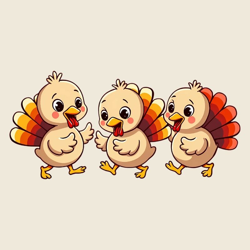 Bébé dinde de Thanksgiving