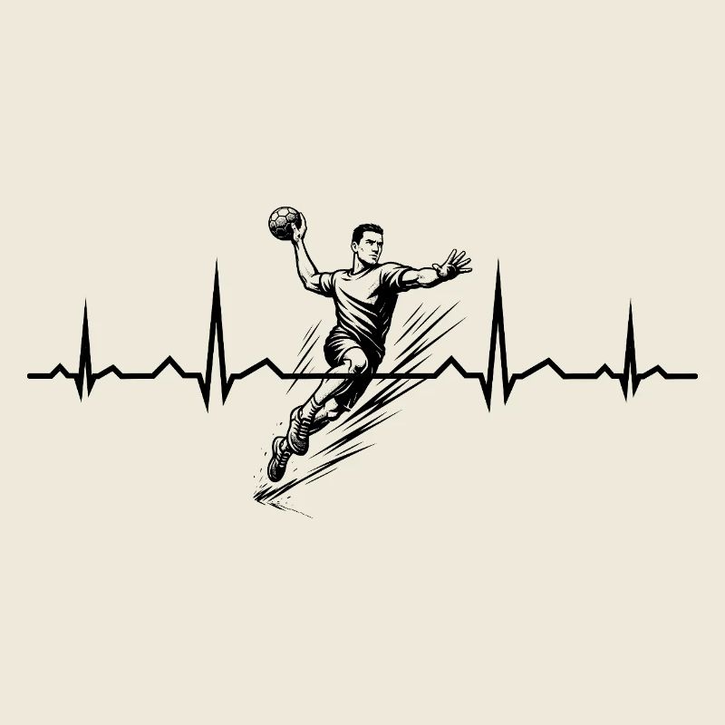 Idée simple de handball pour hommes