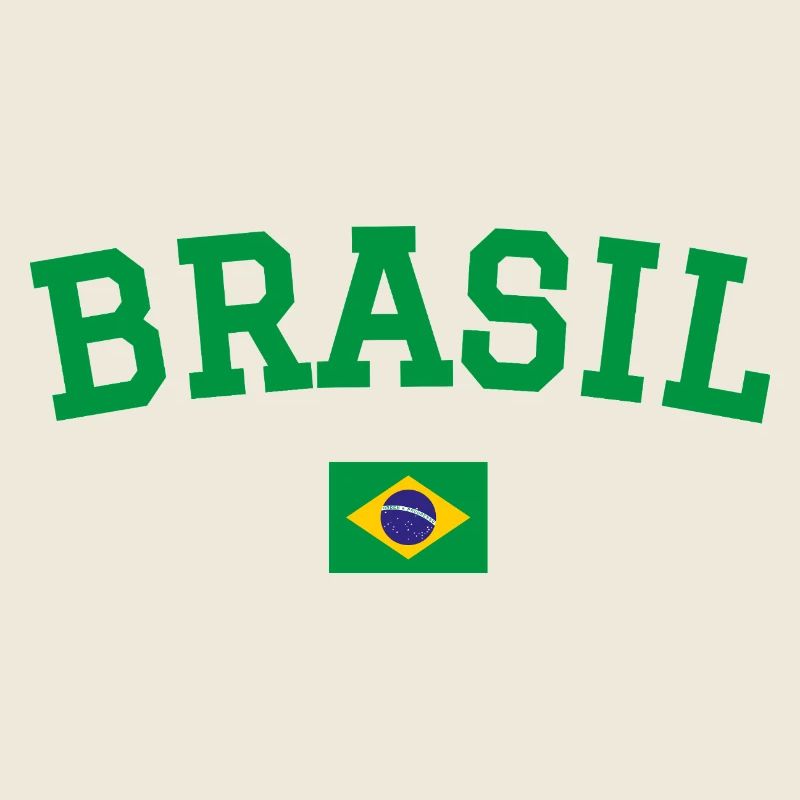 Brazil Flag Design Green