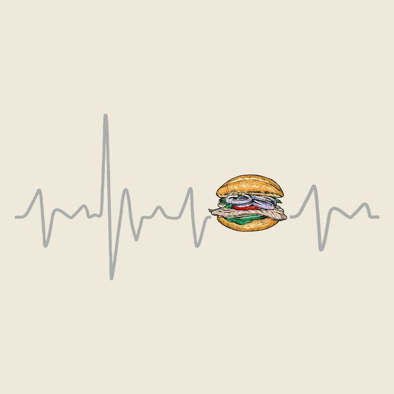 Fischbrötchen mit Heartbeat Matjes Design