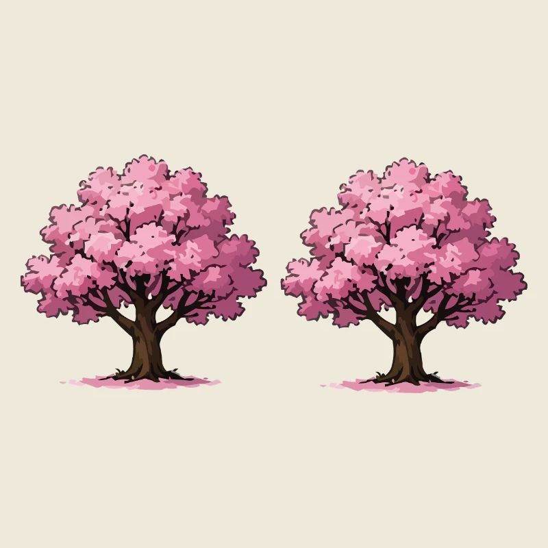 Cherry Blossom Tree Art