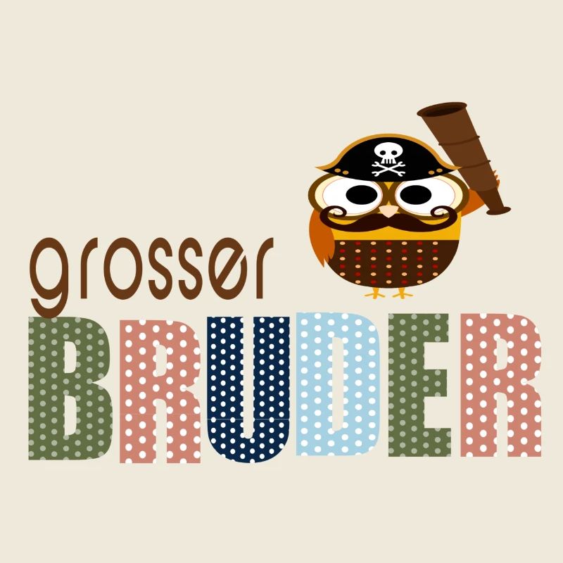 großer Bruder Pirat Eule
