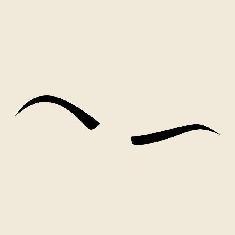 Raised Eyebrow - Black
