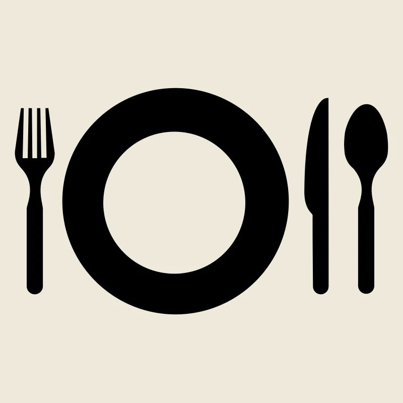 Coutellerie graphique EAT HUNGER GIFT IDEA