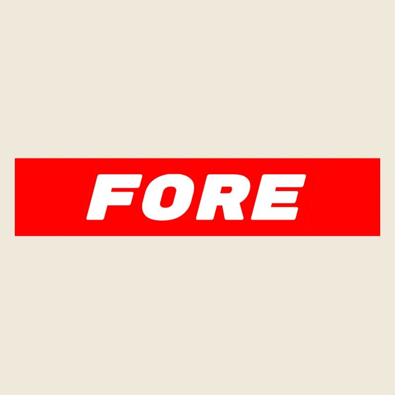 FORE Golf Attention - Golf Golfers Golfing