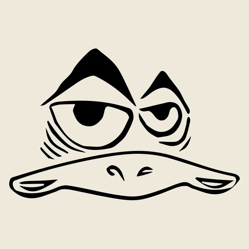 Oiseau étrange drôle