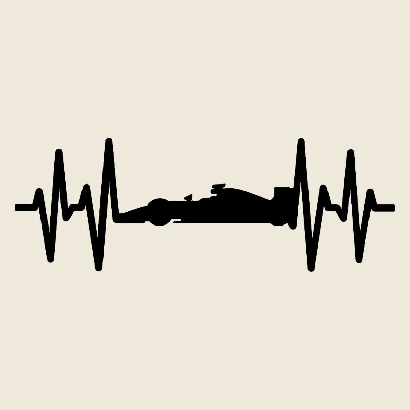 Formula racing racing car heartbeat