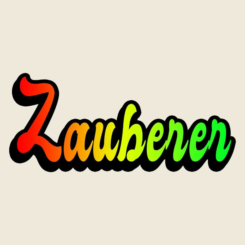 Zauberer Regenbogen Design