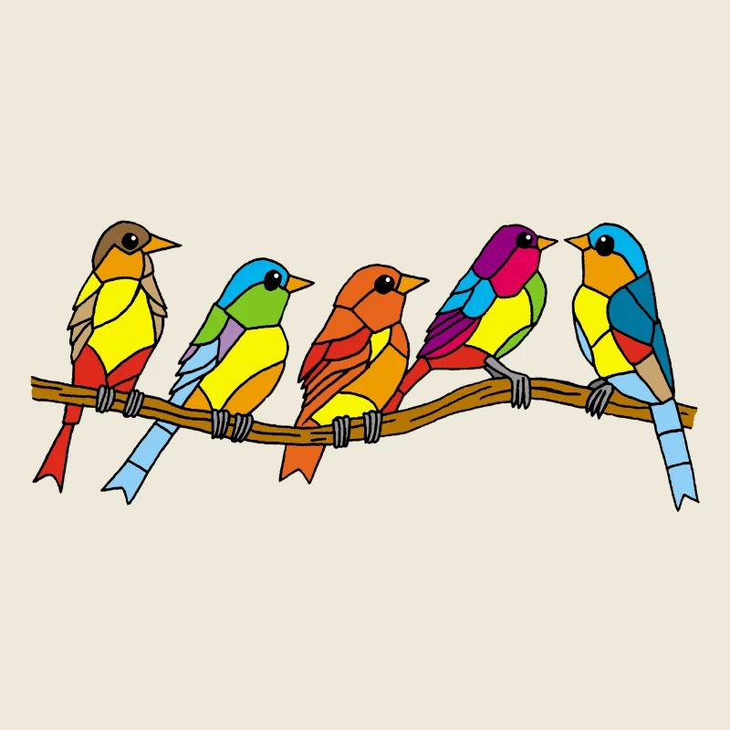 oiseaux et couleurs