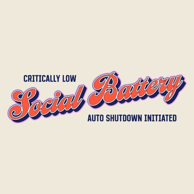 Battery level: Social empty – autoshutdown activated