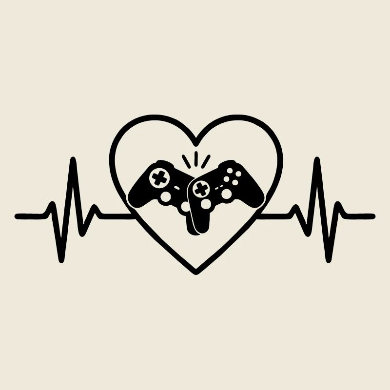 Controller Herz Gamer Liebe Videospiele