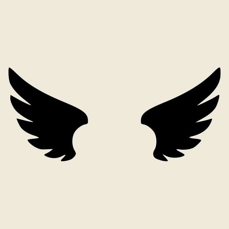 Engel Piktogramm | Schutzengel & Glaube Symbol